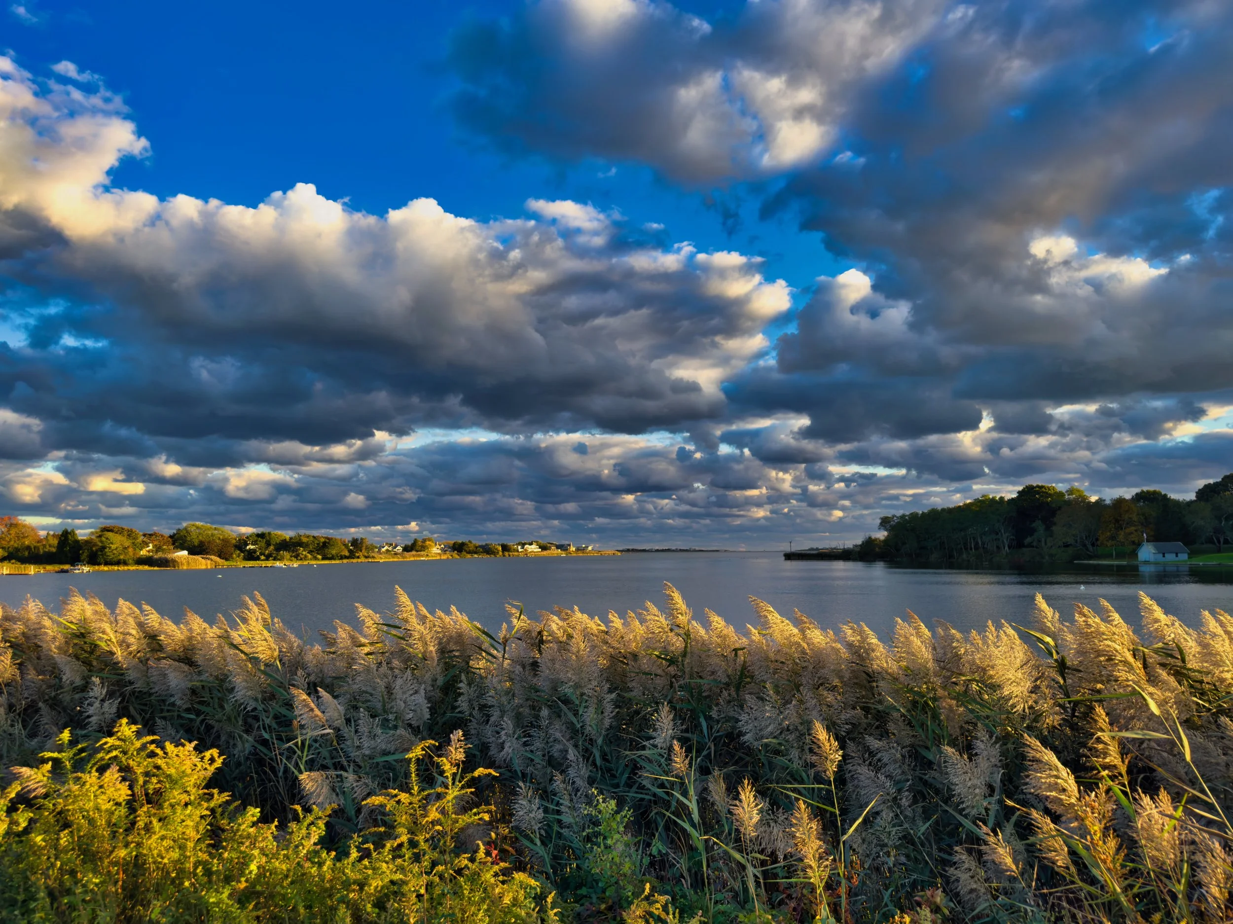 Mecox Bay dramatic clouds