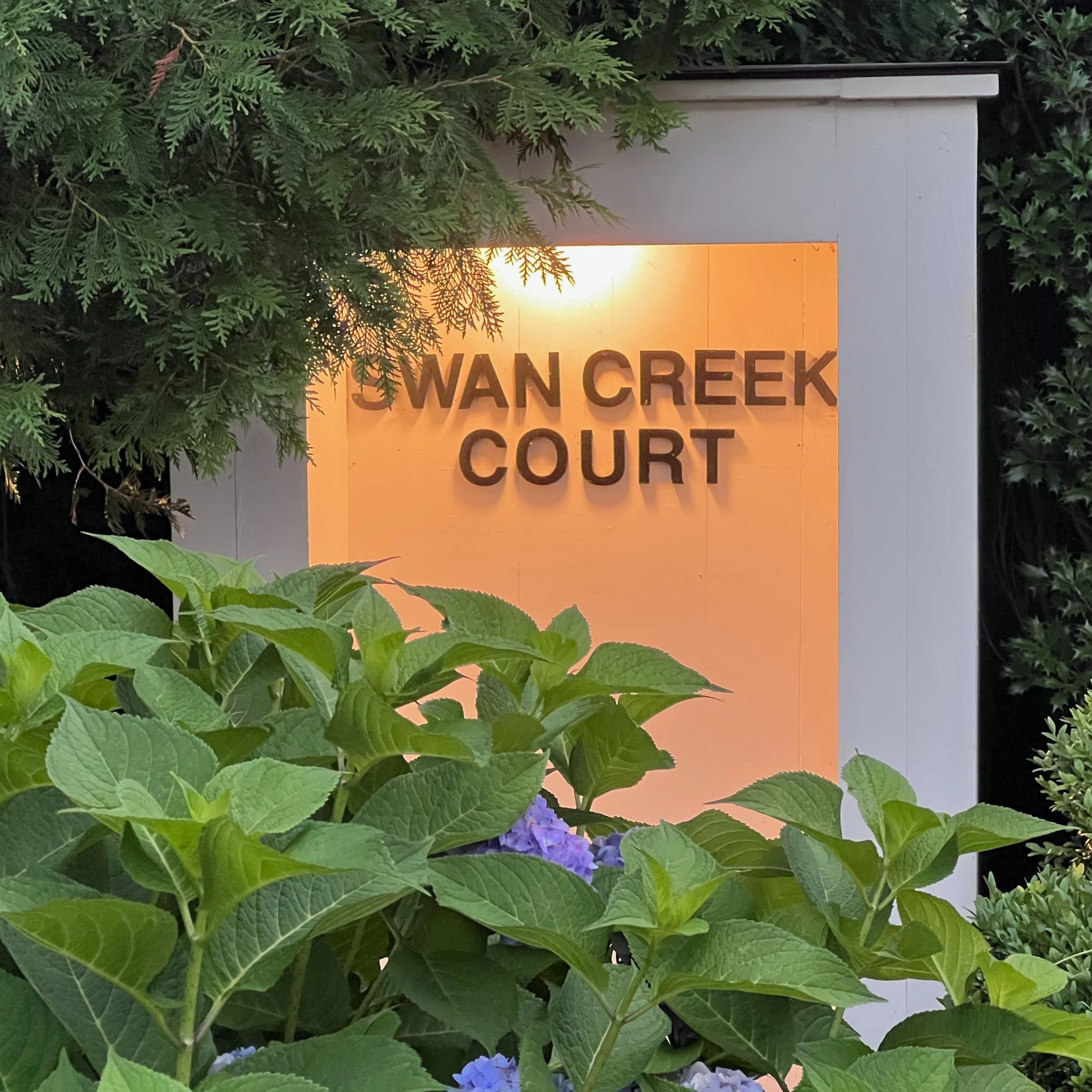 Swan Creek Court entrance